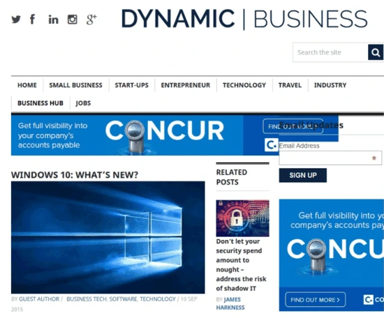 dynamic business digital PR