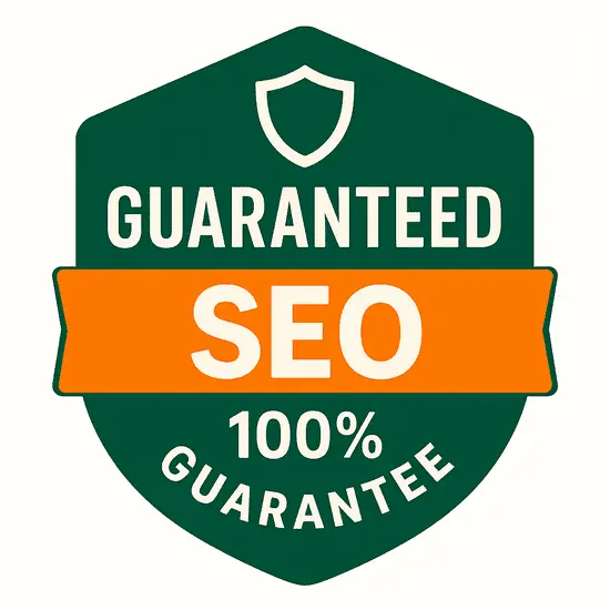 guaranteed seo shield badge