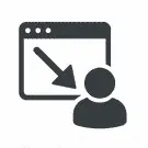 icon for 10% decrease in visitor bounce rate